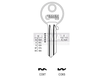גלם תוצרת איטליה CO6T קורבין Errebi
