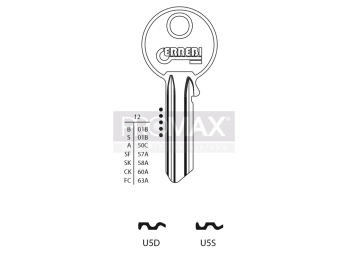 גלם תוצרת איטליה U5D אוניברסל Errebi