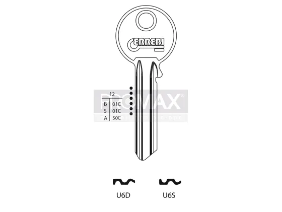 גלם תוצרת איטליה U6D Errebi