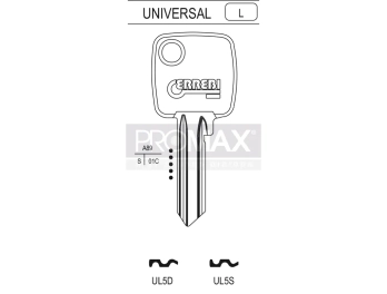 גלם תוצרת איטליה UL5D אוניברסל ראש מרובע Errebi
