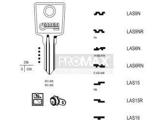 גלם תוצרת איטליה LAS9NR Errebi