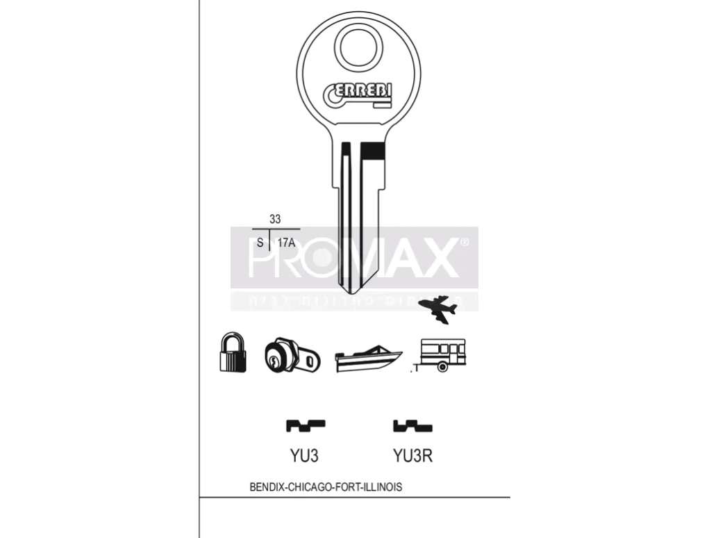 גלם תוצרת איטליה YU3R Errebi