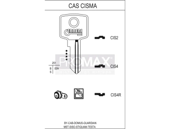 גלם תוצרת איטליה CIS2 Errebi