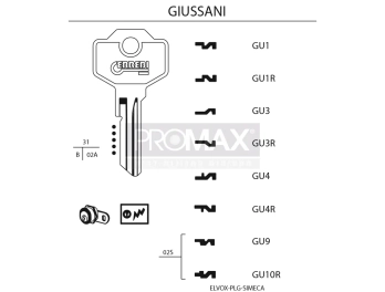 גלם תוצרת איטליה GU4R Errebi