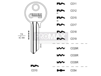 גלם תוצרת איטליה CO29R Errebi