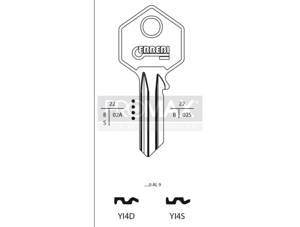 גלם תוצרת איטליה YI4D Errebi