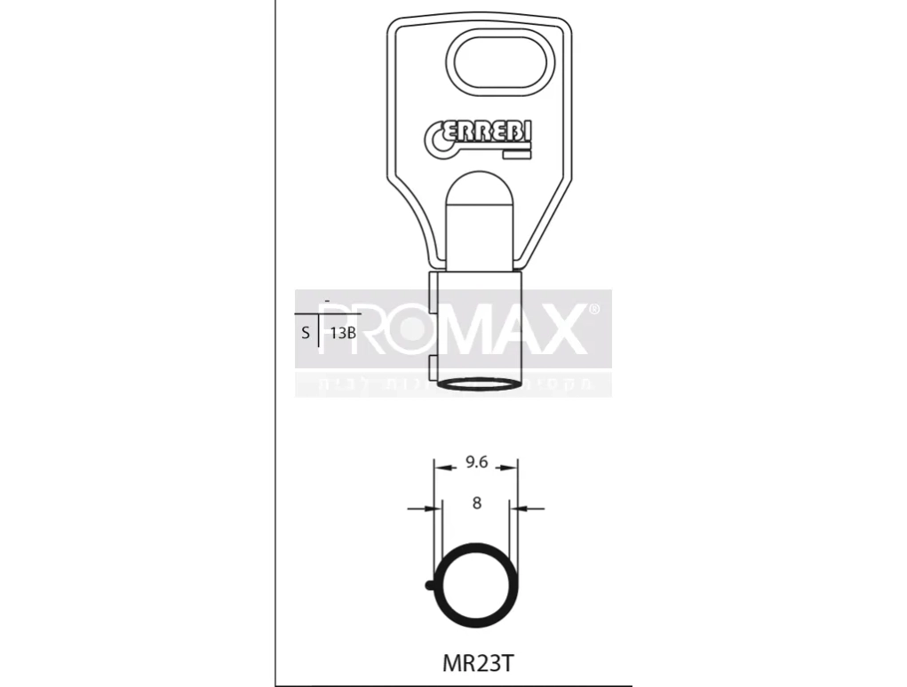 גלם תוצרת איטליה MR23T Errebi שיקאגו