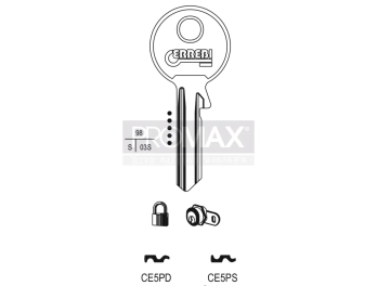 גלם תוצרת איטליה CE5PS Errebi