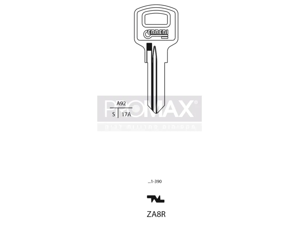 גלם תוצרת איטליה ZA8R Errebi