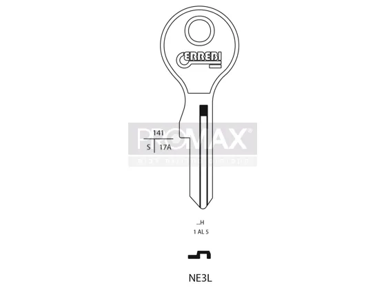 גלם תוצרת איטליה NE3L Errebi