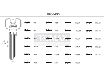 גלם תוצרת איטליה TV28R Errebi