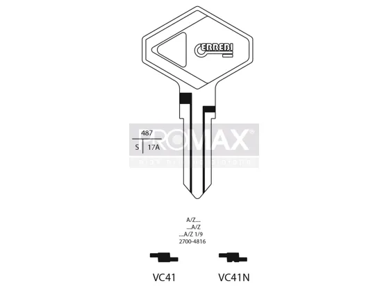 גלם תוצרת איטליה VC41 *VA-10* Errebi