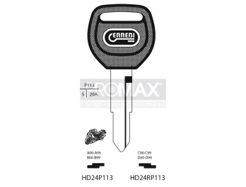 גלם תוצרת איטליה HD24RP22 Errebi