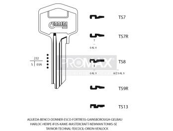 גלם תוצרת איטליה TS7 Errebi