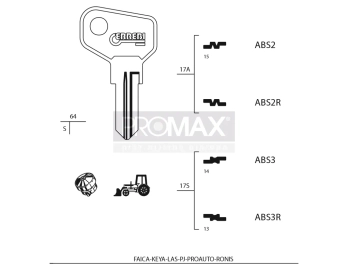 גלם תוצרת איטליה ABS2R *V* Errebi