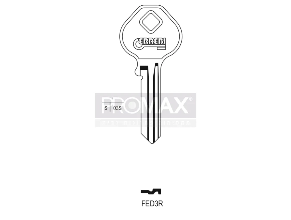 גלם תוצרת איטליה FED3R *FED-3* Errebi