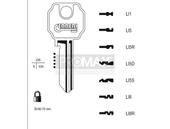 גלם תוצרת איטליה LI8R Errebi