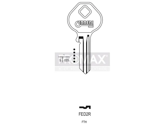 גלם תוצרת איטליה FED2R Errebi