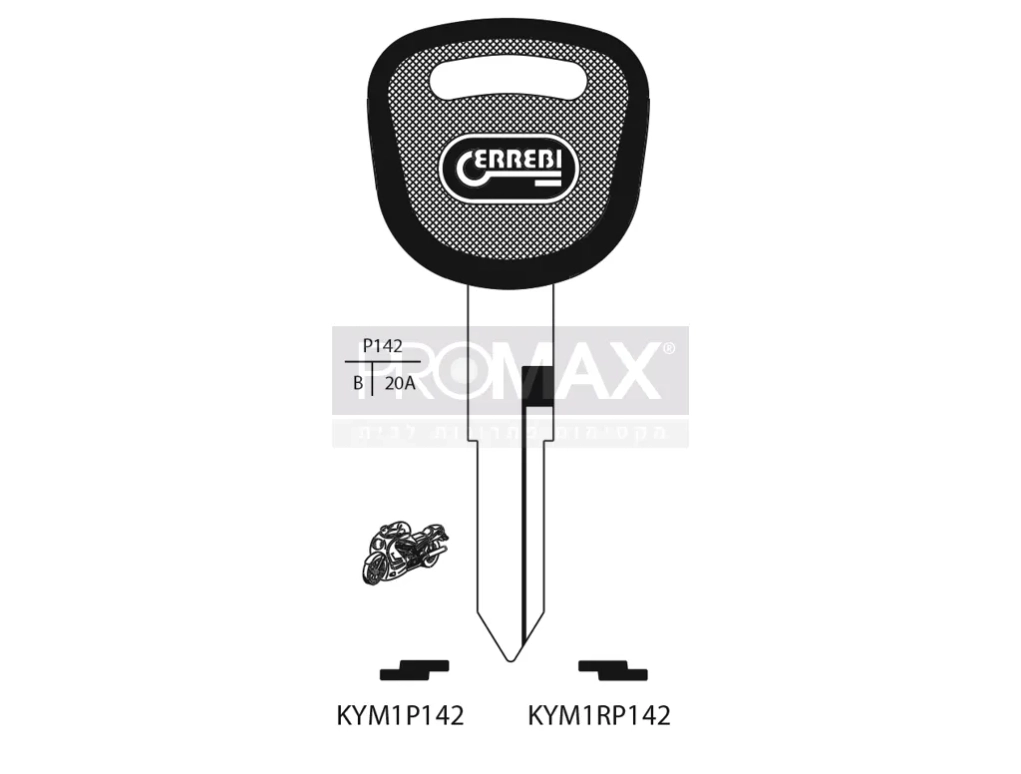 גלם תוצרת איטליה KYM1RP142 שמאל Errebi