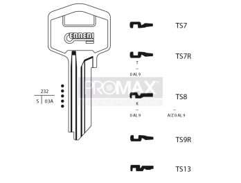 גלם תוצרת איטליה TS13 Errebi