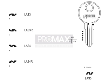 גלם תוצרת איטליה LAS3 Errebi