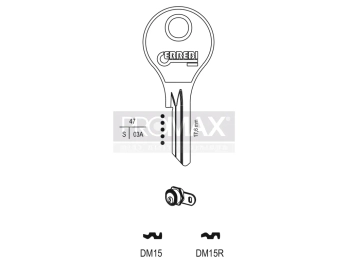 גלם תוצרת איטליה DM15R Errebi