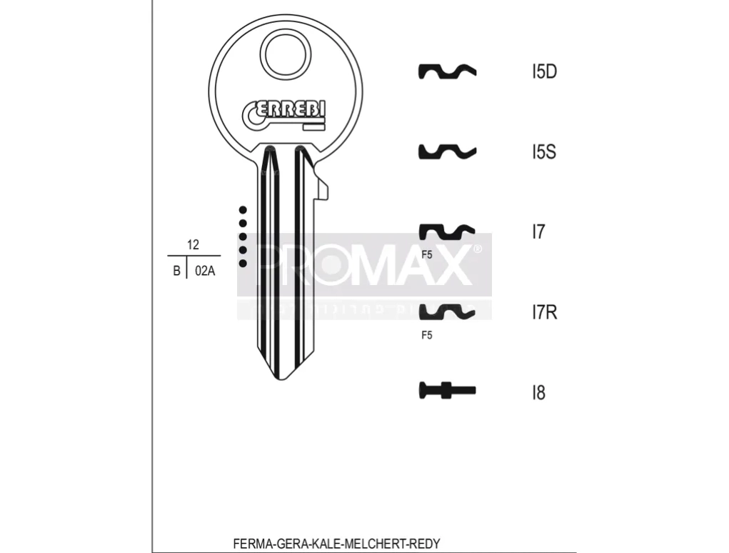 גלם תוצרת איטליה I5D Errebi