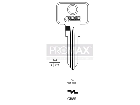 גלם תוצרת איטליה GB8R Errebi