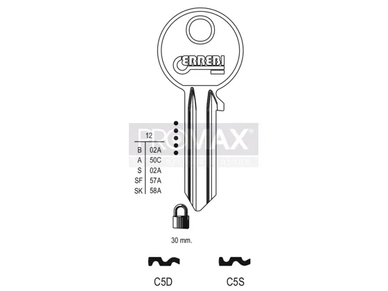 גלם תוצרת איטליה C5D Errebi