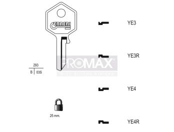 גלם תוצרת איטליה YE4R Errebi
