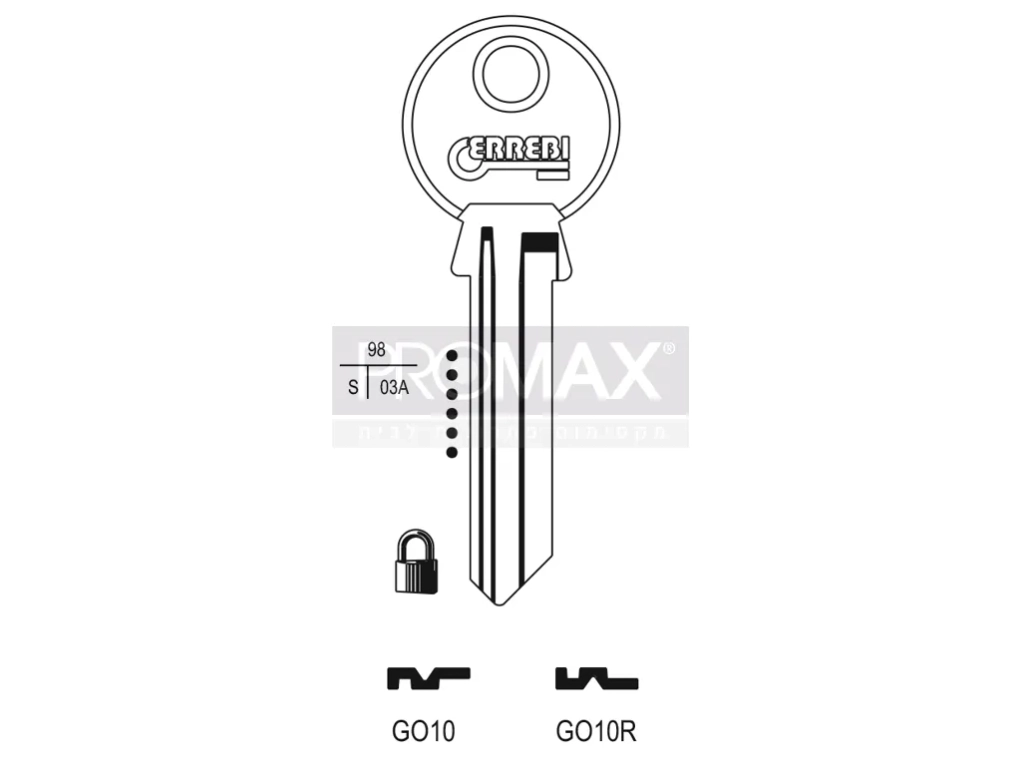 גלם תוצרת איטליה YD8 Errebi