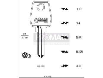 גלם תוצרת איטליה EL1R Errebi