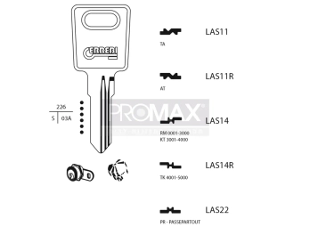 גלם תוצרת איטליה LAS22 Errebi