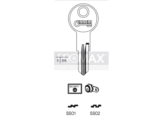 גלם תוצרת איטליה SSO2 Errebi