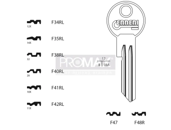 גלם תוצרת איטליה F41RL Errebi