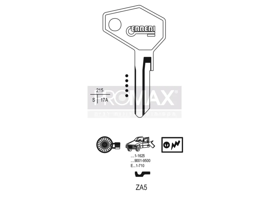 גלם תוצרת איטליה ZA5 Errebi