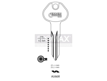 גלם תוצרת איטליה AU66RP43 - AB57RAP Errebi