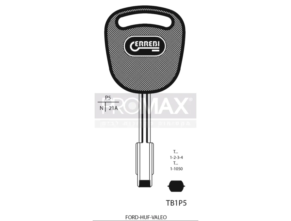 גלם תוצרת איטליה TB1P5 Errebi