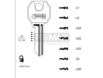 גלם תוצרת איטליה LI5 Errebi