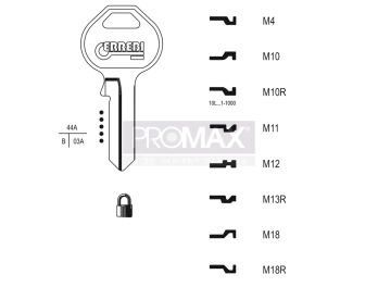 גלם תוצרת איטליה M12 Errebi