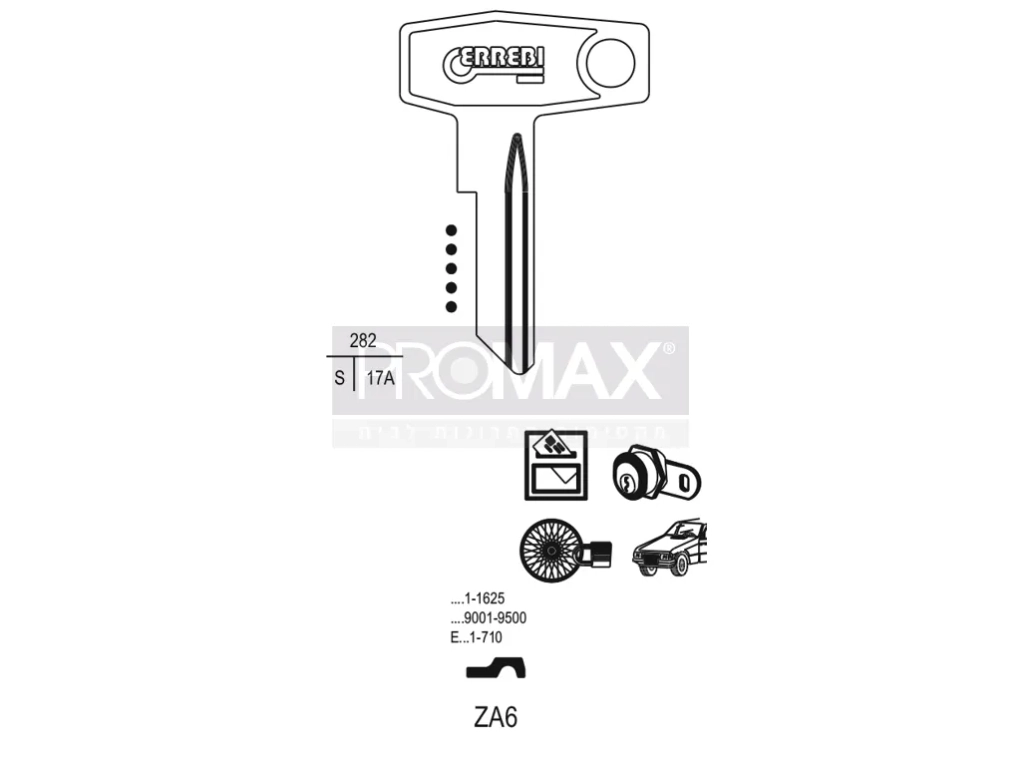 גלם תוצרת איטליה ZA6 Errebi
