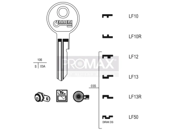 גלם תוצרת איטליה LF10 Errebi