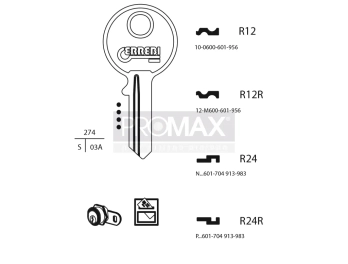 גלם תוצרת איטליה R12R Errebi