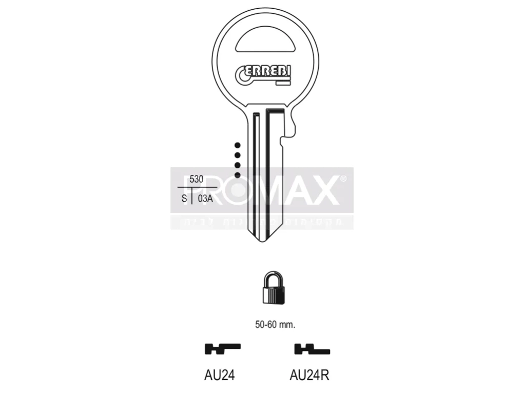 גלם תוצרת איטליה AU24 Errebi