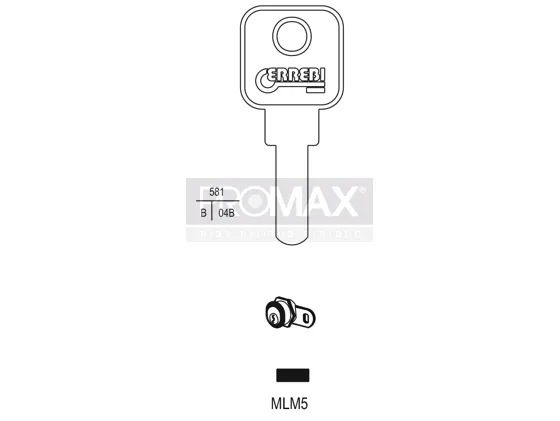 גלם תוצרת איטליה MLM5 Errebi