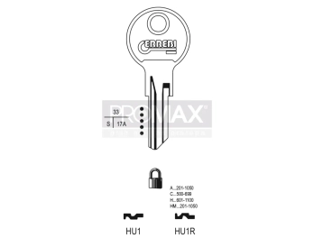 גלם תוצרת איטליה HU1R Errebi
