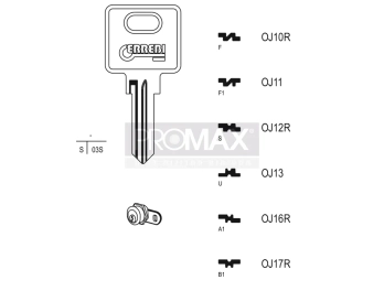 גלם תוצרת איטליה OJ13 Errebi