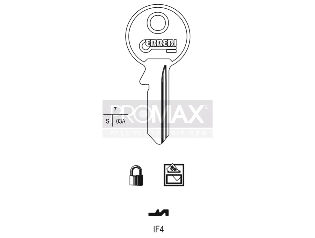 גלם תוצרת איטליה IF4 Errebi