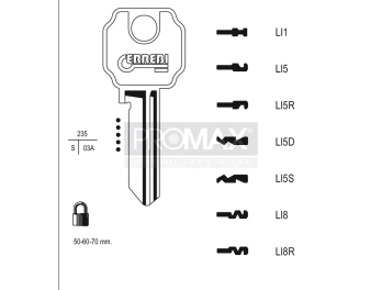 גלם תוצרת איטליה LI5R Errebi