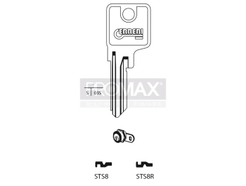 גלם תוצרת איטליה STS8R *STS-1I* Errebi